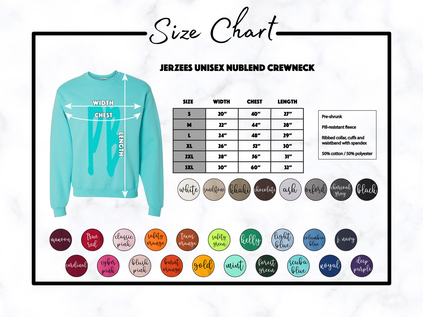 JERZEES® NuBlend® Unisex Crewneck