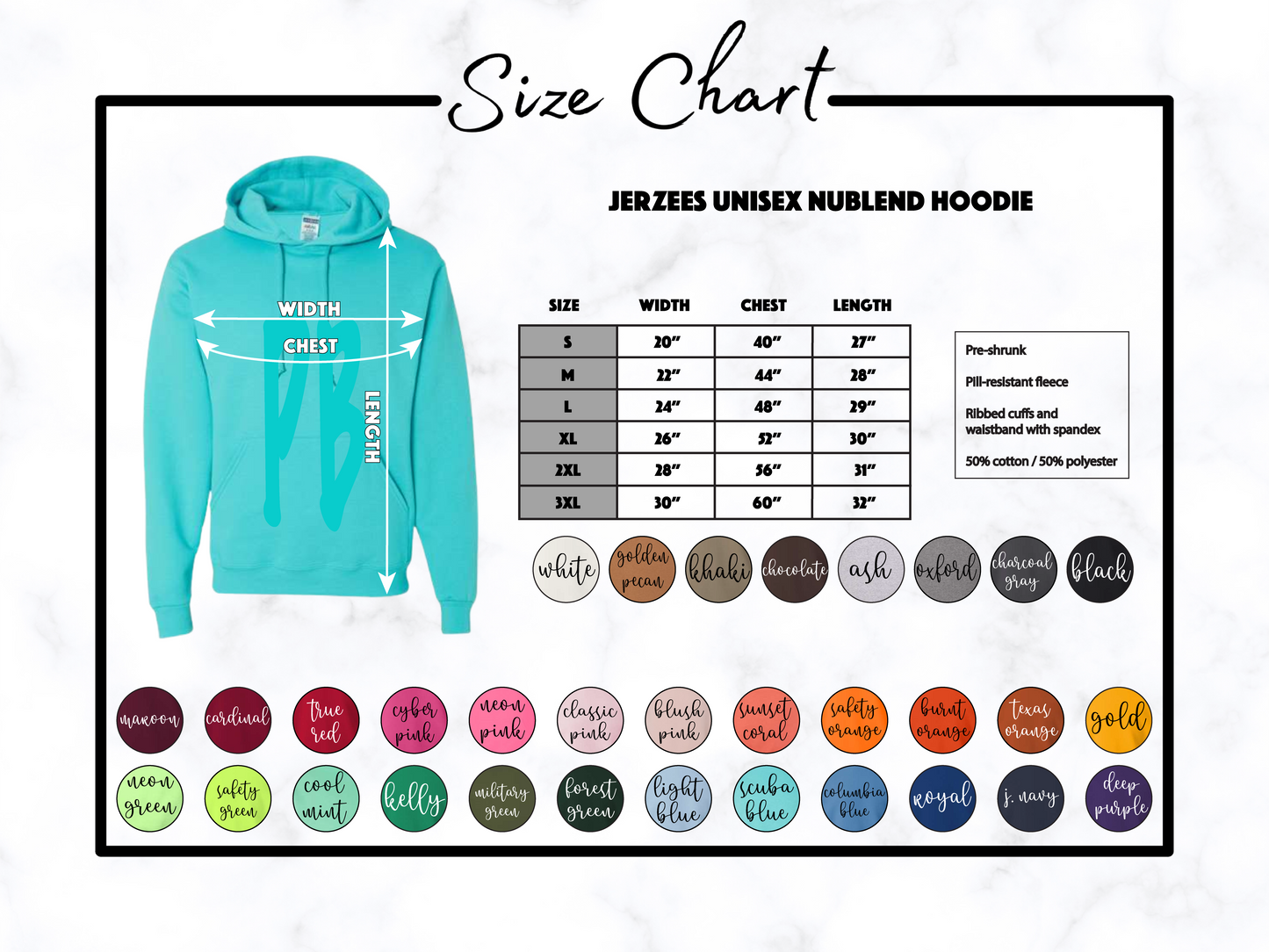 JERZEES® NuBlend® Unisex Hoodie