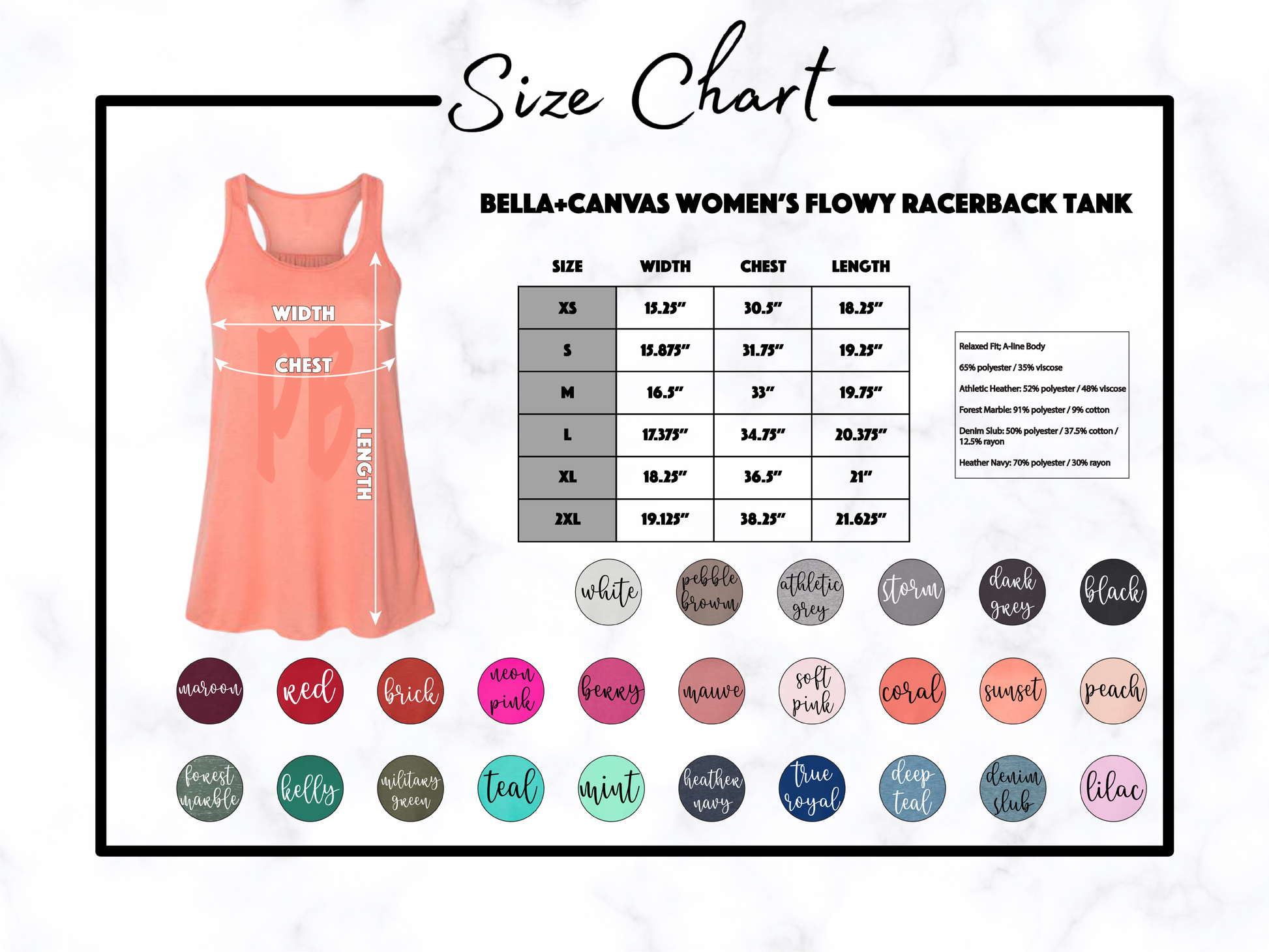BELLA + CANVAS Women’s Flowy Racerback Tank Top Bright Neon Pink VERY SOFT